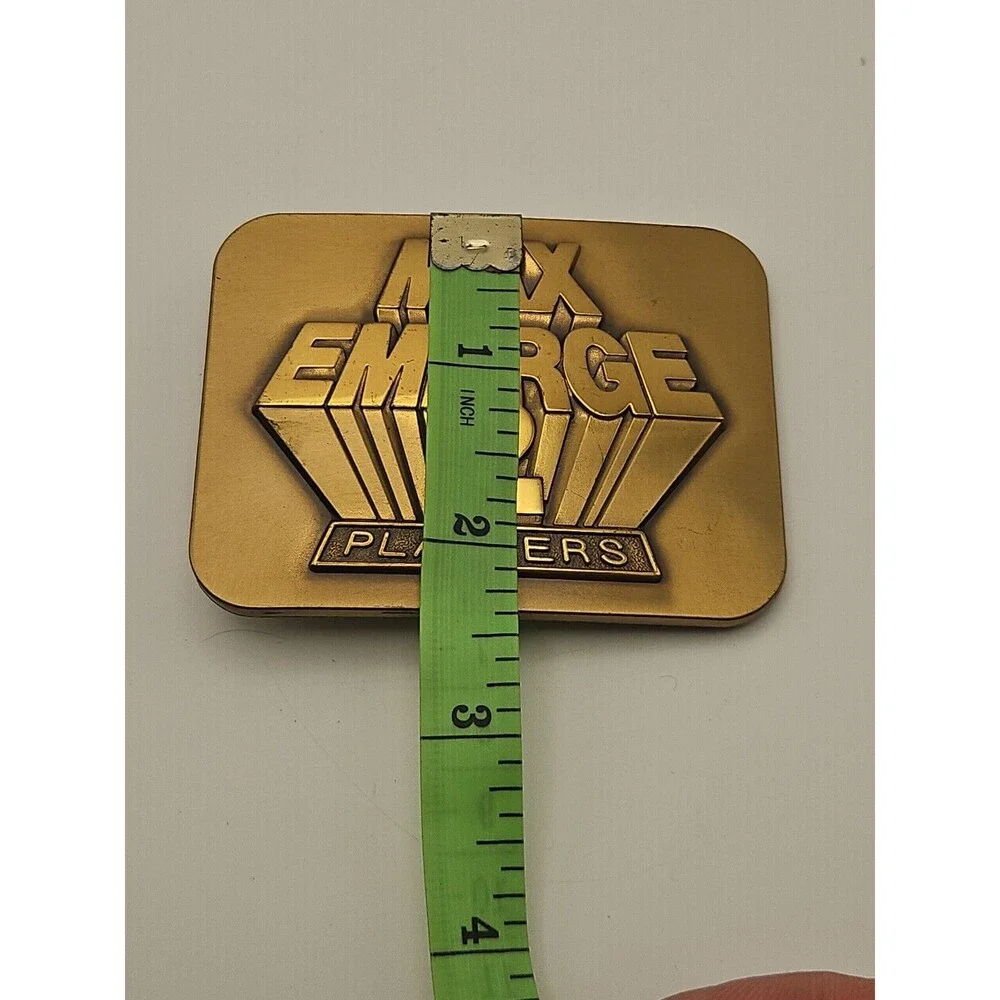 Vintage 1987 John Deere MAX EMERGE 2 Planters Belt Buckle Deere & Co Moline Ill.